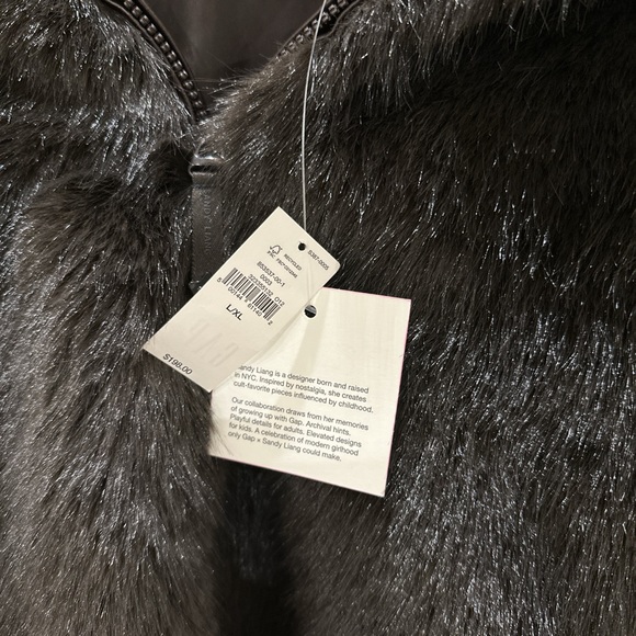 Sandy Liang Dark Brown Teddy Jacket - Picture 3 of 5